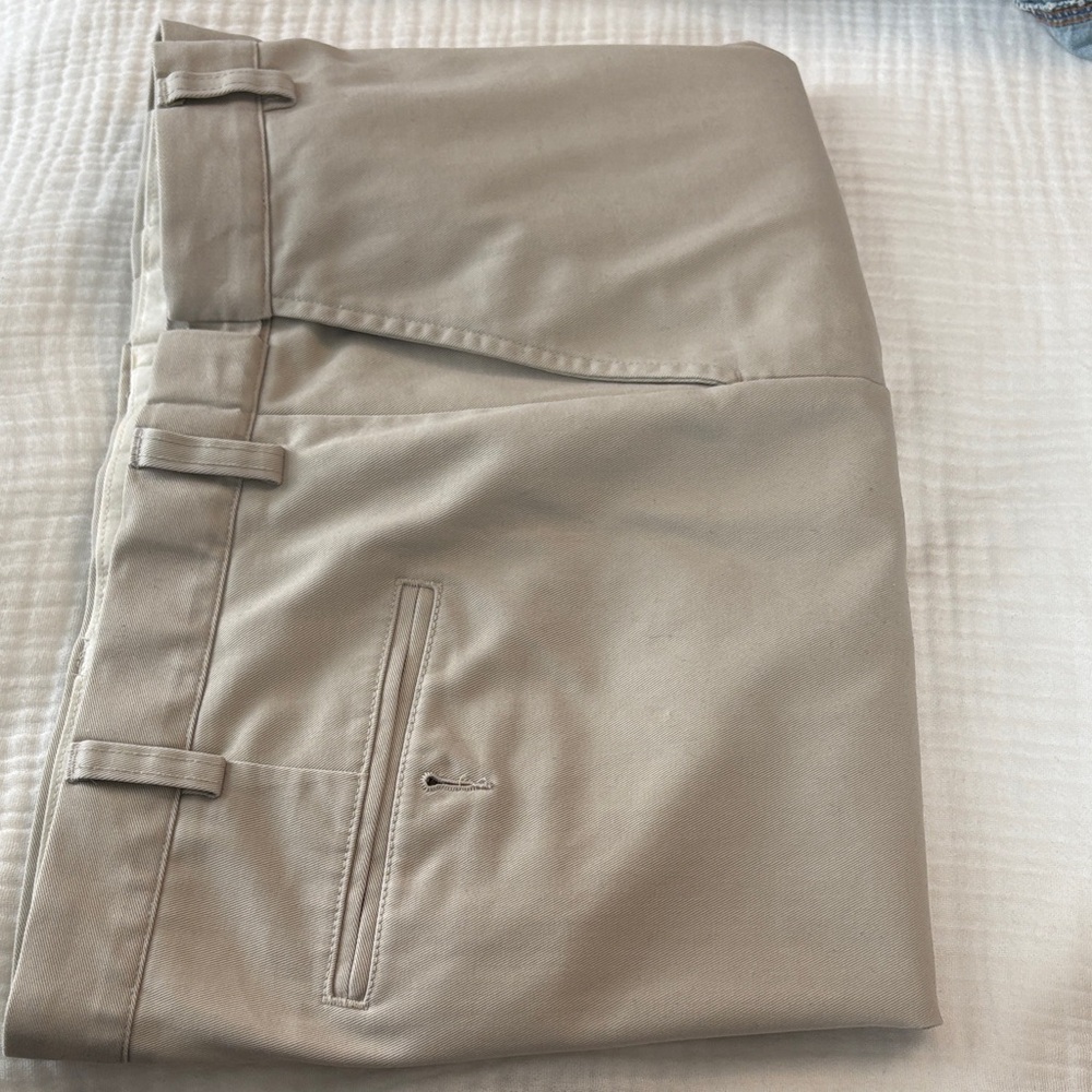 L.L.Bean Comfort Waist Pants in Light Beige
